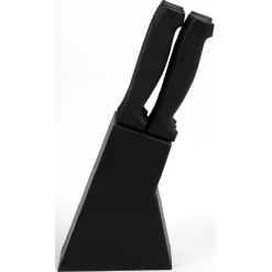 6 couteaux à steak + bloc de rangement