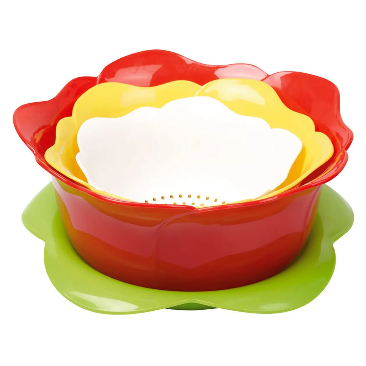 3 passoires et socle