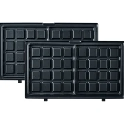 Appareil à gaufres et sandwichs Homday noir 750W