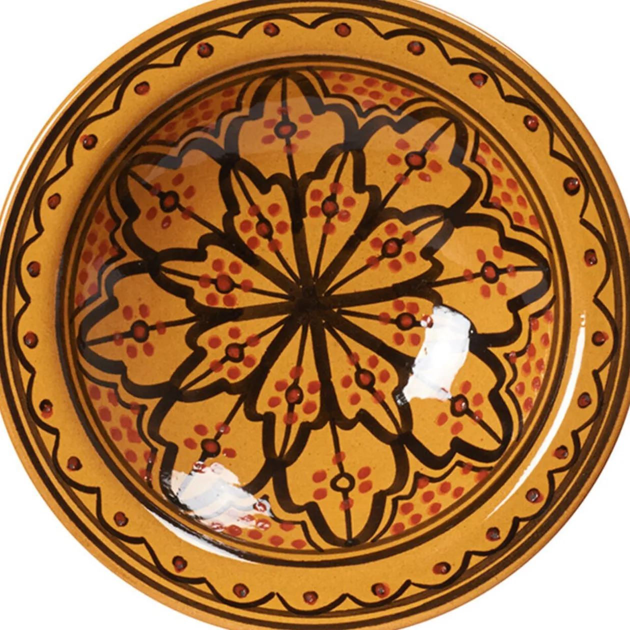 Assiette à couscous marocaine