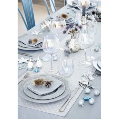 Assiette à dessert argenté