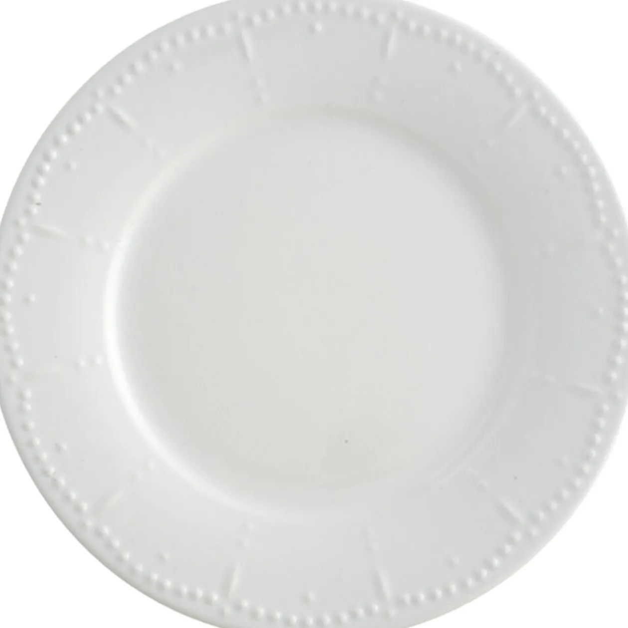 Assiette à dessert blanche