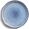 Assiette à dessert grès bleu Ø22cm