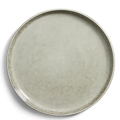 Assiette à dessert grès gris Ø21,5cm