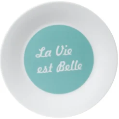 Assiette à dessert "La vie est belle"