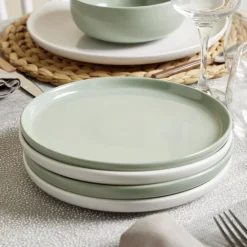 Assiette à dessert Oslo en grès blanche Ø20cm