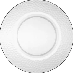 Assiette à dessert plastique martelé