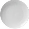 Assiette à dessert ronde blanche