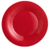 Assiette à dessert ronde Luminarc rouge Zana