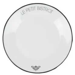 Assiette à dessert ronde Le petit bistrot