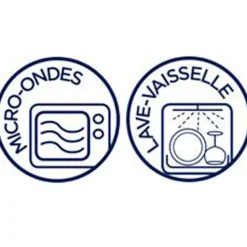 Assiette à dessert ronde Luminarc unie noire Diwali