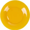 Assiette à dessert ronde Luminarc unie jaune moutarde Zana