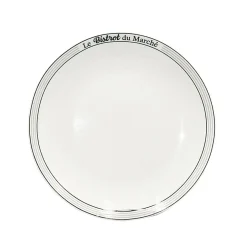 Assiette à dessert ronde Le Bistrot du Marché