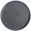 Assiette à dessert ronde Nordic porcelaine gris