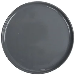 Assiette à dessert ronde Nordic porcelaine gris