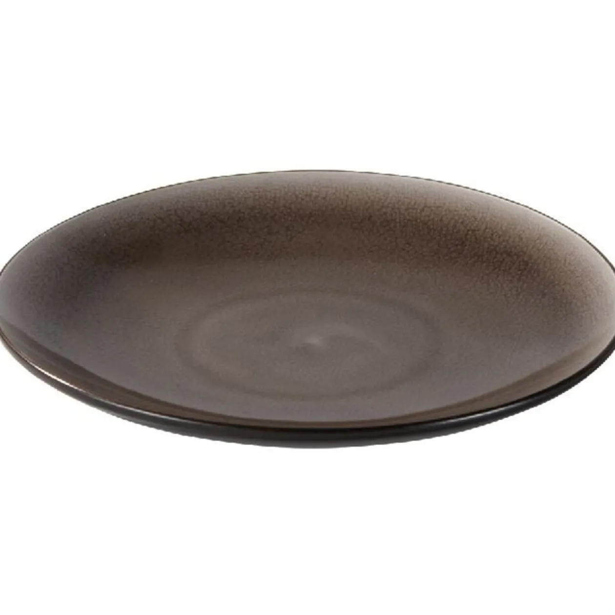 Assiette à dessert taupe