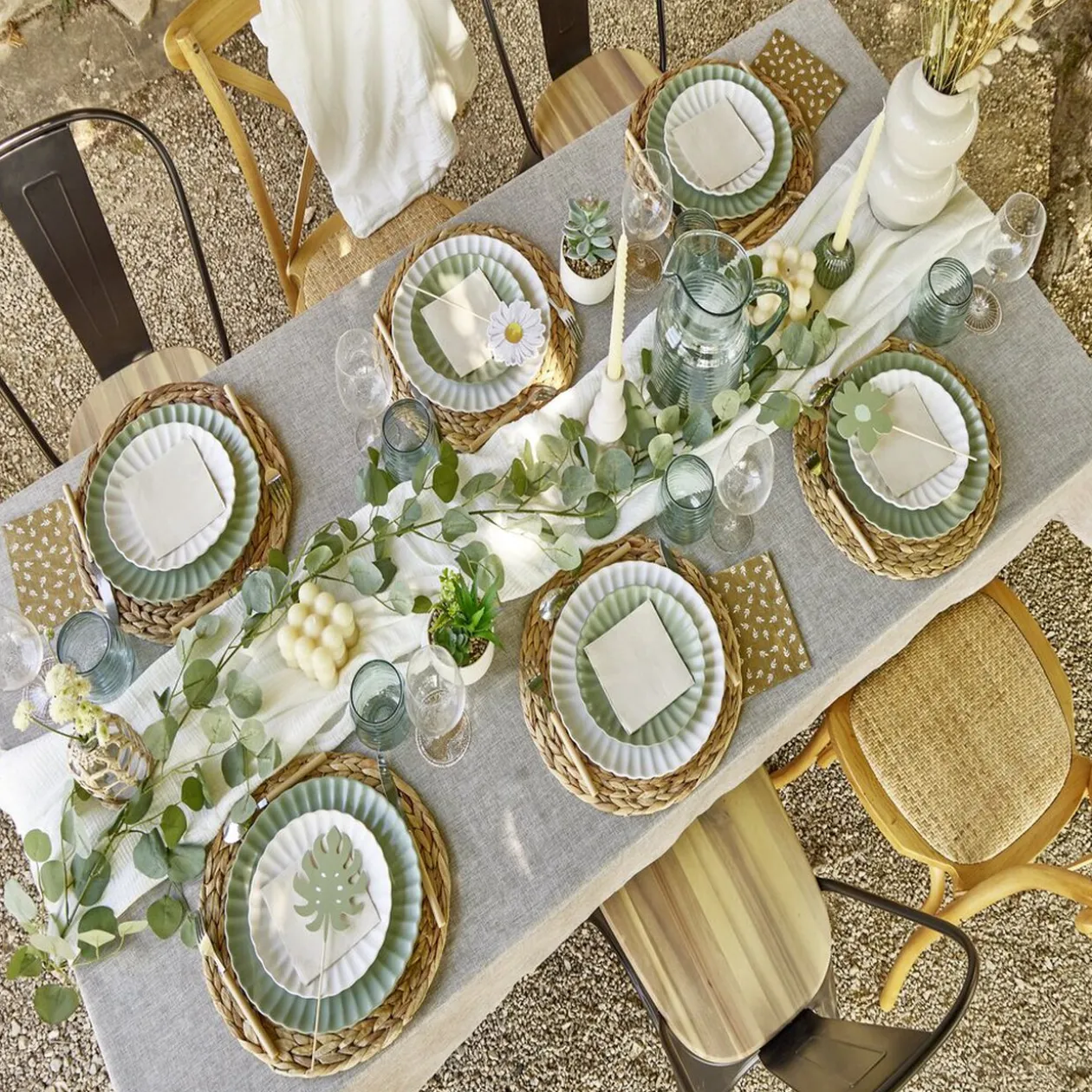 Assiette à dessert Venise en faïence blanche Ø20cm