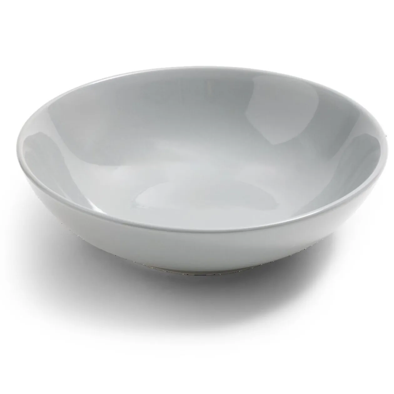 Assiette à soupe Madrid grès vert d'eau Ø20cm