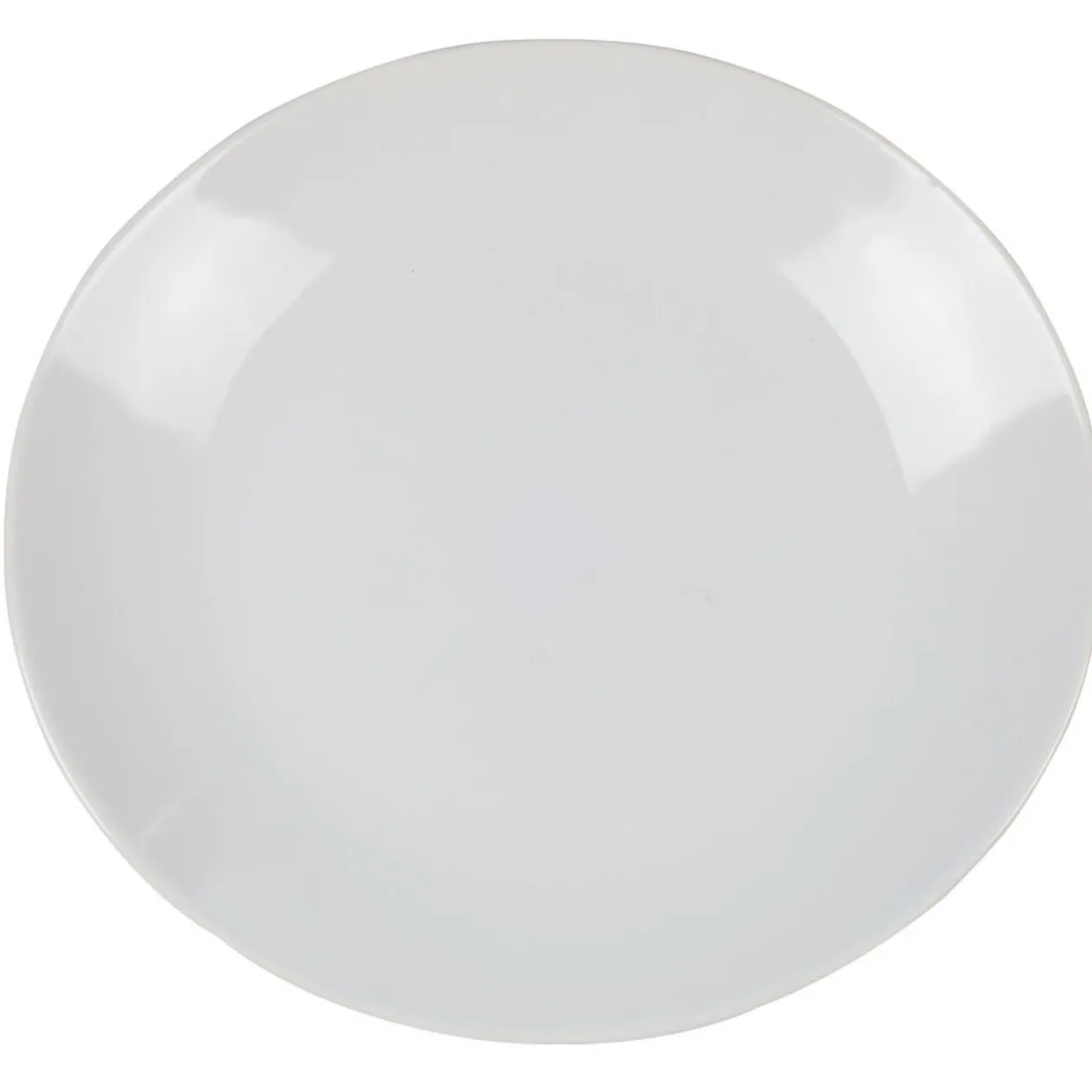 Assiette à steak blanche