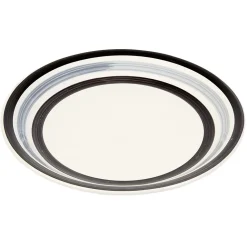 Assiette au motif bayadere