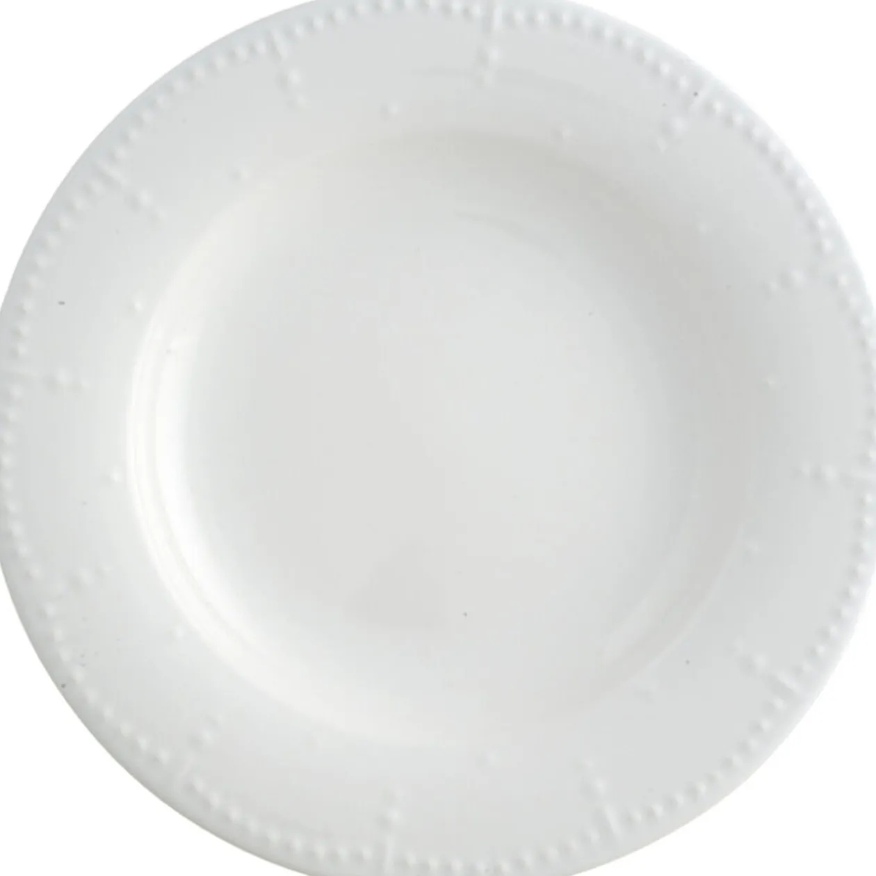 Assiette creuse blanche