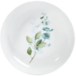 Assiette creuse en porcelaine blanche