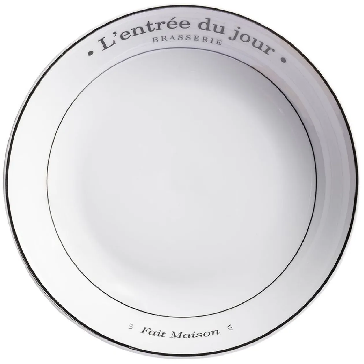 Assiette creuse Le plat du jour