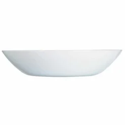 Assiette creuse ronde Ø20cm Luminarc opale blanche