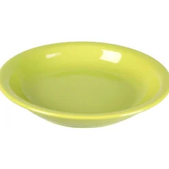 Assiette creuse ronde verte