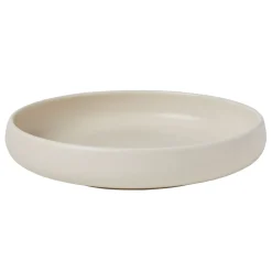 Assiette de dégustation creuse ronde blanche