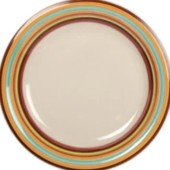 Assiette dessert grès