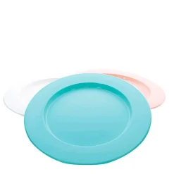Assiette plastique coloré Ø 24 cm