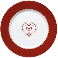 Assiette plate chalet