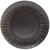 Assiette plate en céramique noir Ø27cm