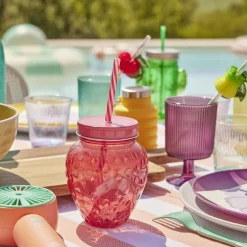 Assiette plate en plastique Ø23,5cm - 3 coloris