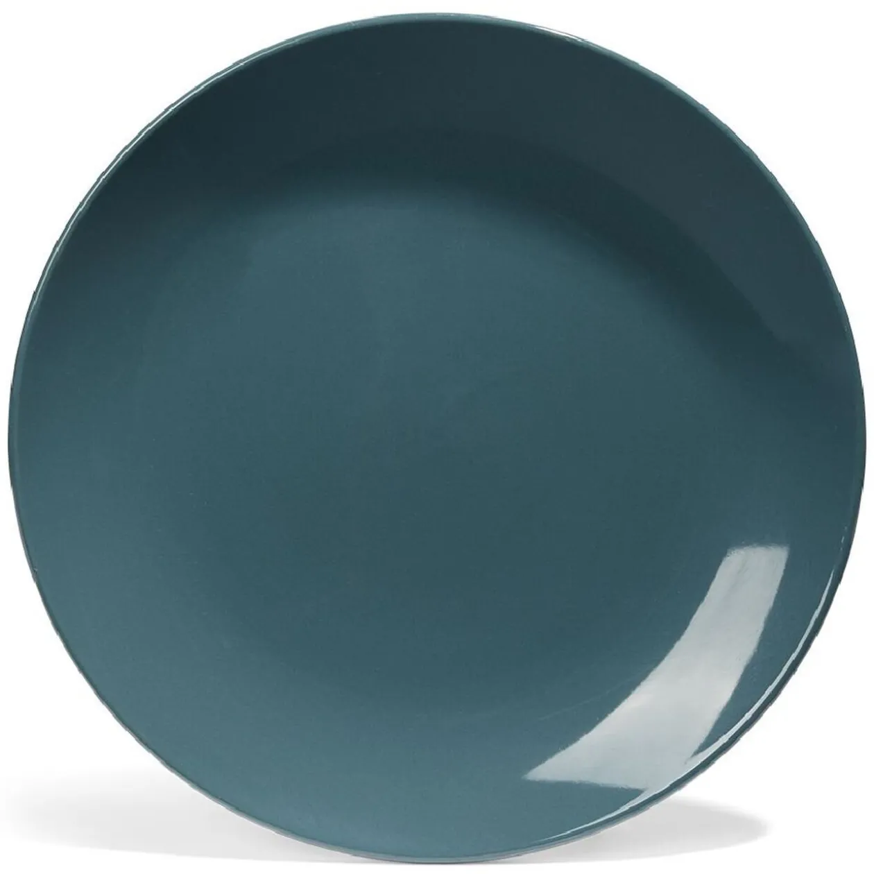 Assiette plate Madrid Ø27cm faïence bleue