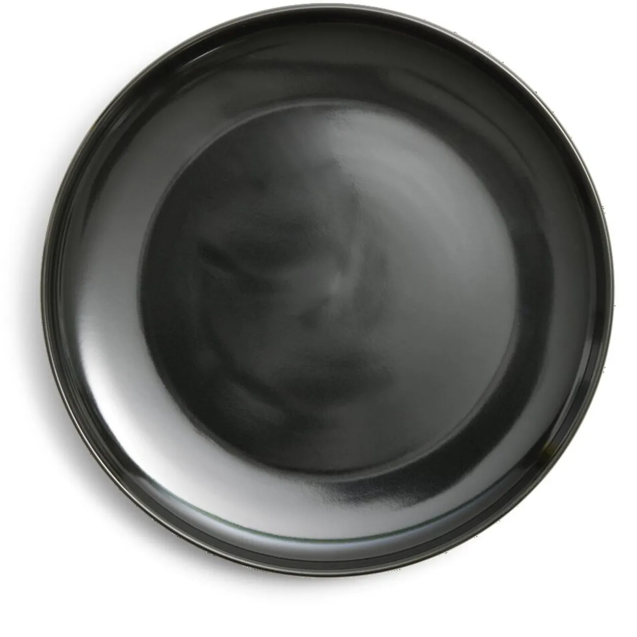 Assiette plate Oslo en grès noir Ø27cm