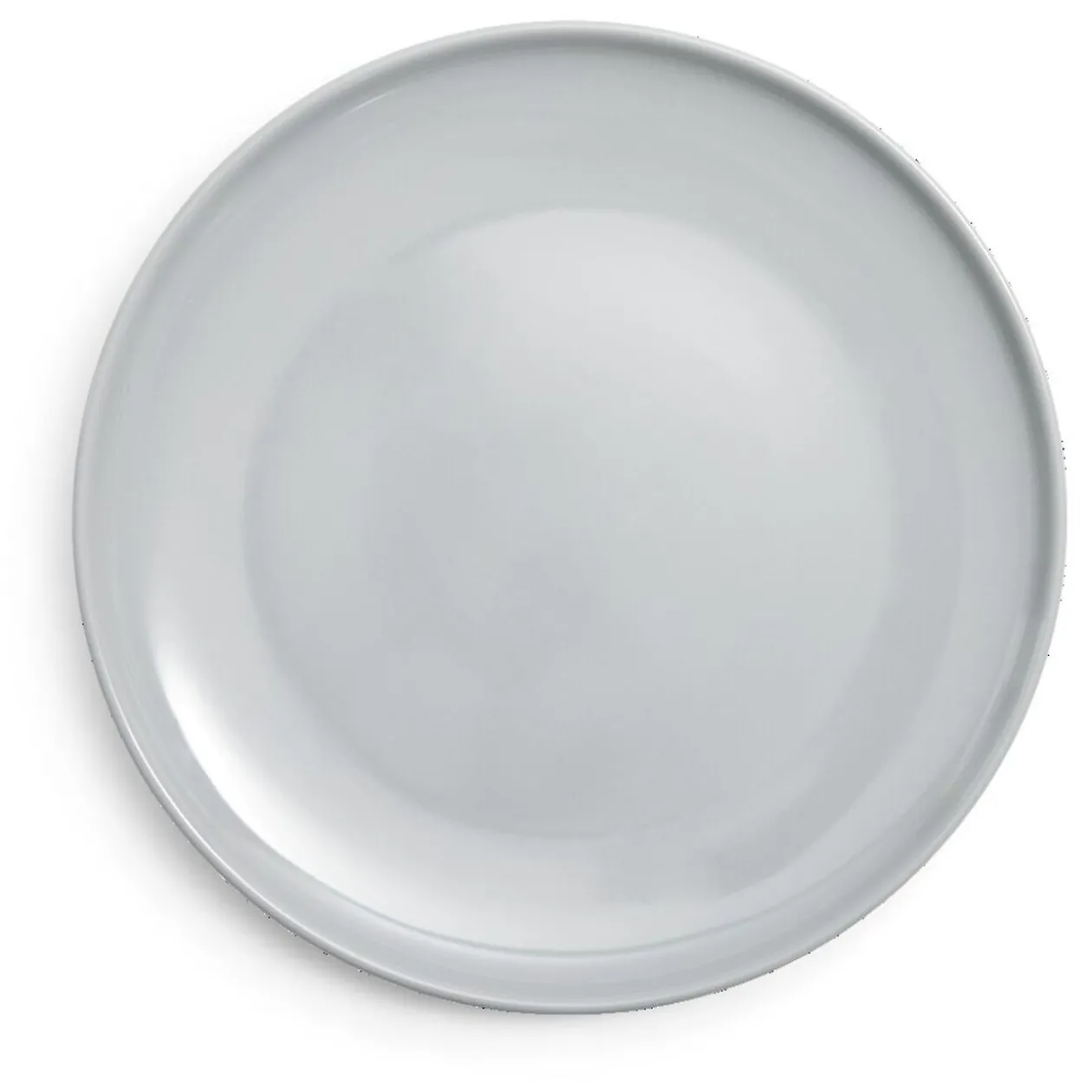 Assiette plate Oslo en grès gris Ø27