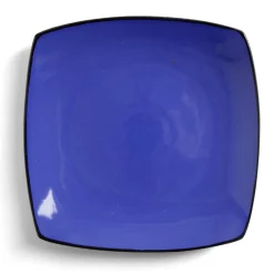 Assiette plate rectangulaire grès 27,5x27,5cm