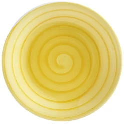 Assiette plate ronde déco spirale Ø25 cm