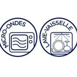 Assiette plate ronde Luminarc bleu ciel Zana