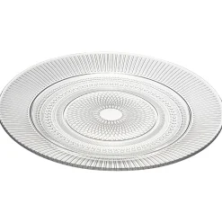 Assiette ronde plate en verre transparent Luminarc Louison ø 25 cm
