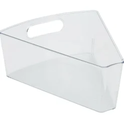Bac de rangement triangulaire transparent pour frigo 3L