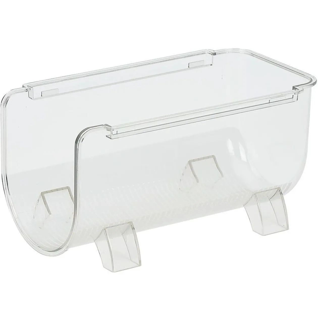 Bac porte-bouteille transparent pour frigo