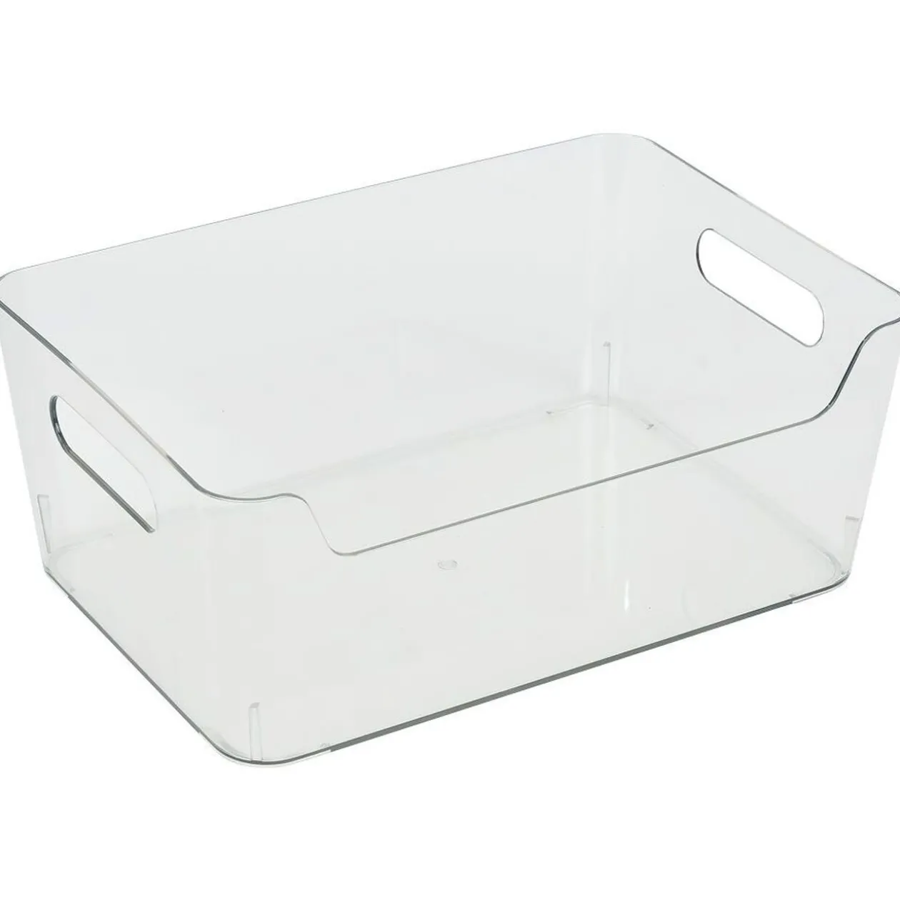 Bac rangement frigo 5L plastique transparent 27,2x18,7xH11cm