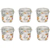 Bocal à conserve avec fermeture à clapet 350 ml x 6