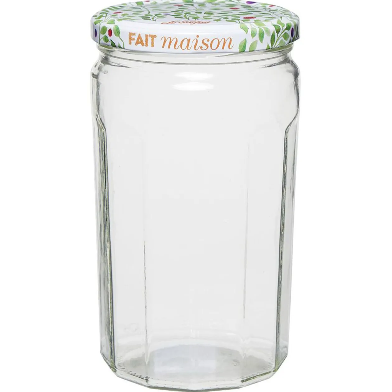 Bocal confiturier Le Parfait verre et métal 645 ml