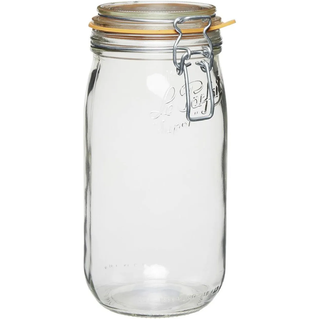 Bocal de conservation avec couvercle en verre 1,5 L Le Parfait