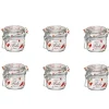 Bocal de conserve fermeture à clapet 200 ml x 6