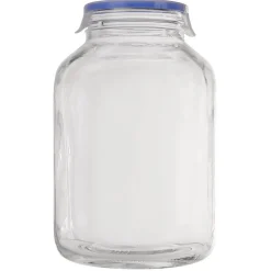 Bocal en verre avec couvercle hermétique 4,25L
